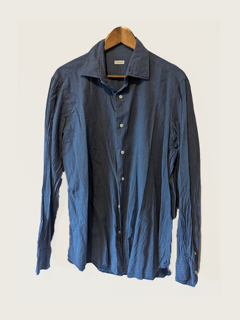 Caruso - Classic Blue Shirt - Sz 16.5